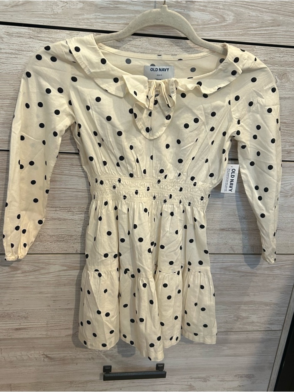 NWT Long-Sleeve Ruffle-Trim Tiered Dress for Girls - Picture 2 of 6